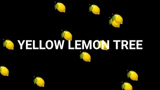 Lemon tree 🍋 - Fools garden  lyrics video  ALIG