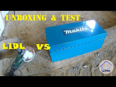 MAKITA betono šlifuoklis 125mm 1400W PC5010C video