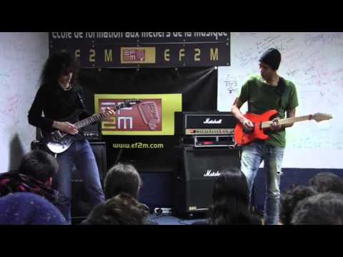 Greg Howe & Patrick Rondat : jam à l'EF2M