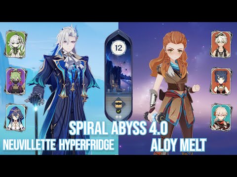 C0 Neuvillette Hyperfridge & Aloy Melt - Spiral Abyss 4.0/4.1 - Genshin Impact
