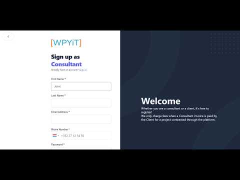 Wpyit Sign Up Tutorial