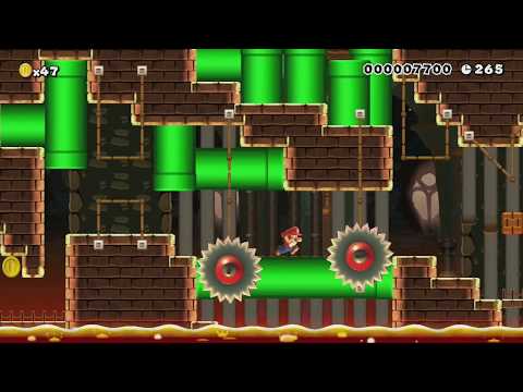 Sandfall Dunes Facility by Riley - Super Mario Maker - No Commentary 1bo