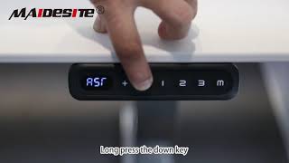 Maidesite: How to Fix Error Code RST for Height Adjustable Desk