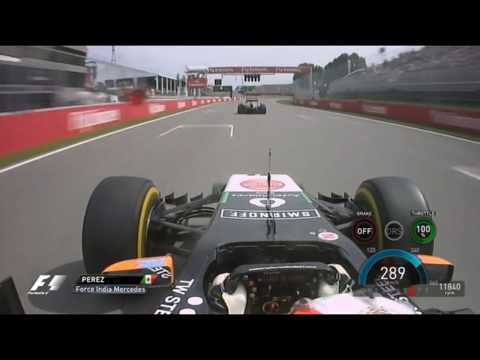 Montreal 2014 F1 GP Massa Perez Onboard
