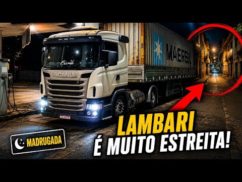 RODEI A NOITE TODA e quase não consegui passar por Lambari-MG! 🚛😱