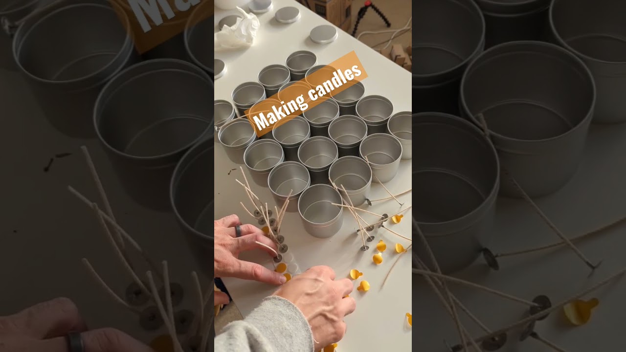 how I make candles at home for my small business #candlemaking #candle #candles #smallbusiness