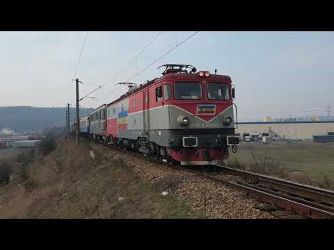 Tren de marfă CFR Infrastructură trece cu cel mai baietas mecanic de locomotivă din Europa- 20.03.20