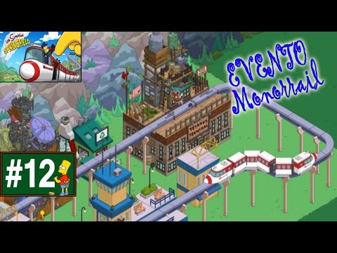 Los Simpson Springfield "Monorrail: Cap. 12 - Conseguir 3 Trozos de Vía y Rosquillas" por Tony