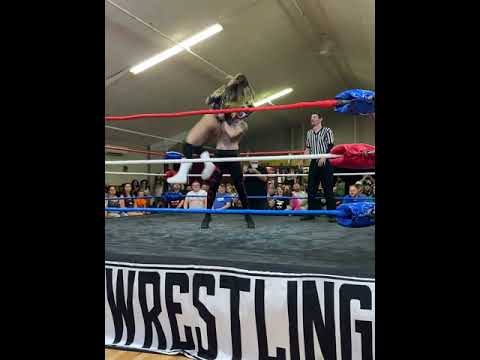 Danhausen choke slams Ava everett sending her to hell , limitless wrestling #aewdynamite