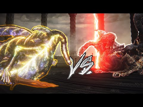 Elden Beast VS Dragonlord Placidusax (ELDEN RING Boss VS Boss)