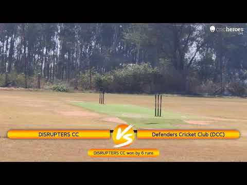 DISRUPTERS CC vs Defenders Cricket Club (DCC) live cricket match | Connections Premier League ED1 li