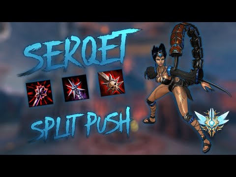 SERQET SPLIT PUSH ALL DAY! | GM Jungle | Smite Season 6