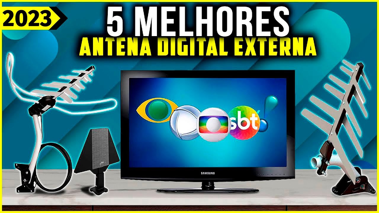 As 5 Melhores Antena Digital Externa/ Antena Externa para Tv De 2023!