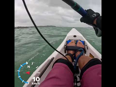 Little downwind - NK Breeze surfski #surfski #goprohero11 #auckland #paddlers