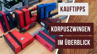 Korpuszwingen von Bessey, JUUMA, Dictum, Sauter, Stier und Piher - Ein Überblick.