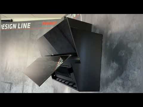 Design Line 8002 - 80 cm - wall - black - Smarthome