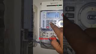 PDB Meter Balance Check, inhemeter. Prepaid meter