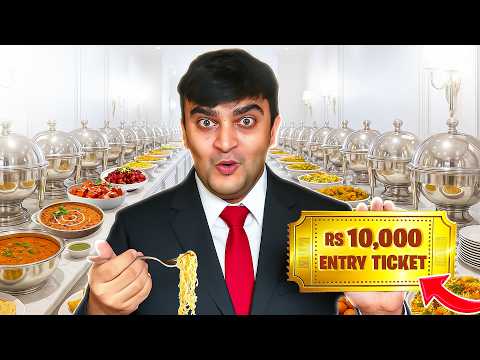 Trying Rs100 vs Rs10,000 Unlimited Buffet