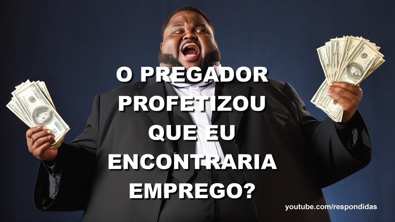 #1272 O pregador profetizou que eu encontraria emprego  Mario Persona