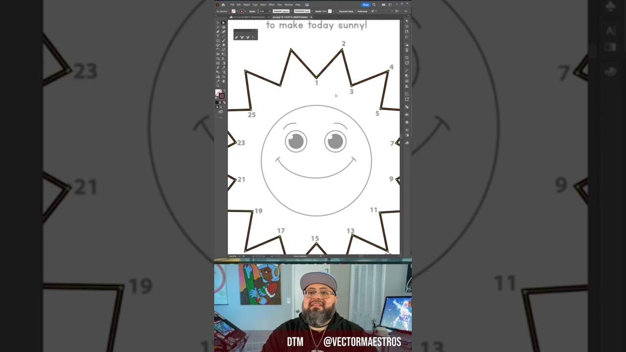 #VectorMaestrosProTips - simple terms for the beginner. how the dots are the same as anchor points.
