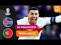CRISTIANO RONALDO PAKT DE HOOFDROL IN DE SLOTFASE! ?? | IJsland vs Portugal | Kwalificatie EK 2024