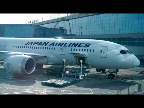 Japan Airlines  Business Class Review - B787-8 Dreamliner - Moscow to Tokyo Video