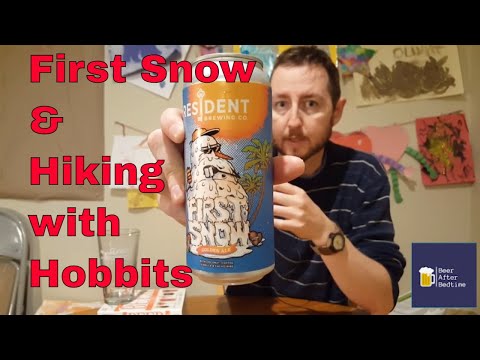 I Taste FIRST SNOW Golden Ale and Talk HIKING After Hobbits