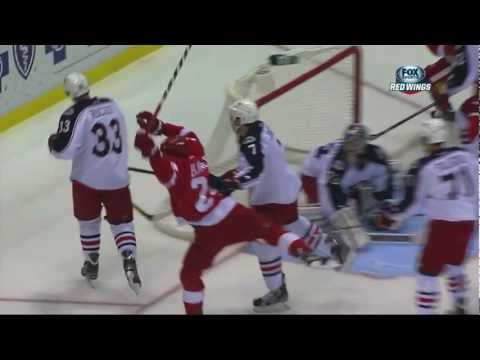 02/22/2013 - Damien Brunner's Goal vs. Columbus Blue Jackets