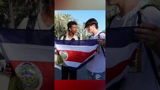 Adivinan la bandera de COSTA RICA en España #shorts