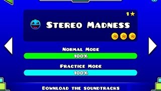 Geometry Dash - Level 1: Stereo Madness (All Coins