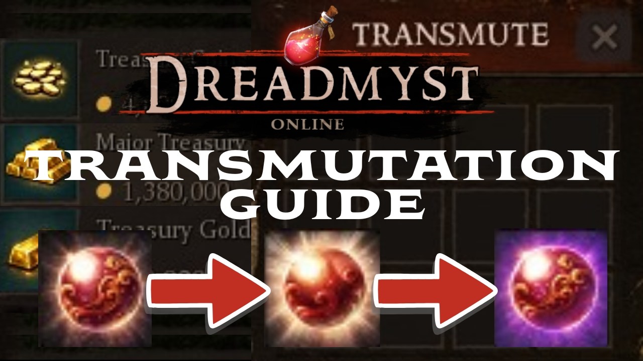 Transmutation Guide - Dreadmyst Online - NEW PATCH!