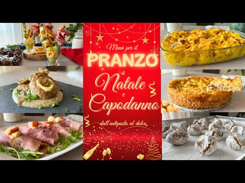 🎄 PRANZO DI NATALE E CAPODANNO  dall’Antipasto al Dolce MENU COMPLETO || Preparalo in Anticipo!