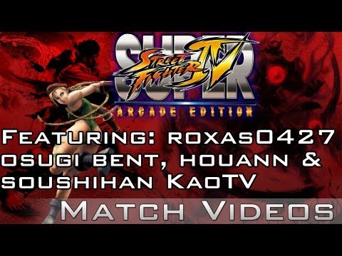 SSF4 AE 2012 Roxas0427 (Seth) Vs Osugi Bent (Cammy) & Soushihan KaoTV (Yun) Vs Houann (Sim)