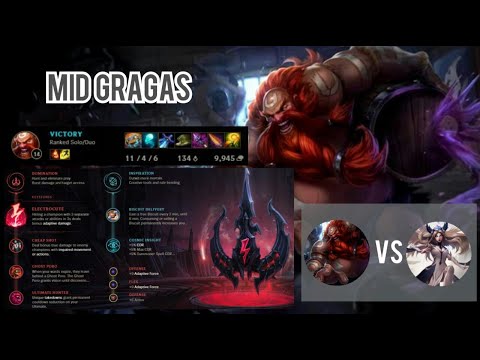 Gragas vs Irelia - BestLoLGameplay (Patch 10.13)