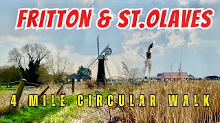 Fritton & St.Olaves 4 mile walk ( Unofficial route ) Gt.Yarmouth, Norfolk, U.K.