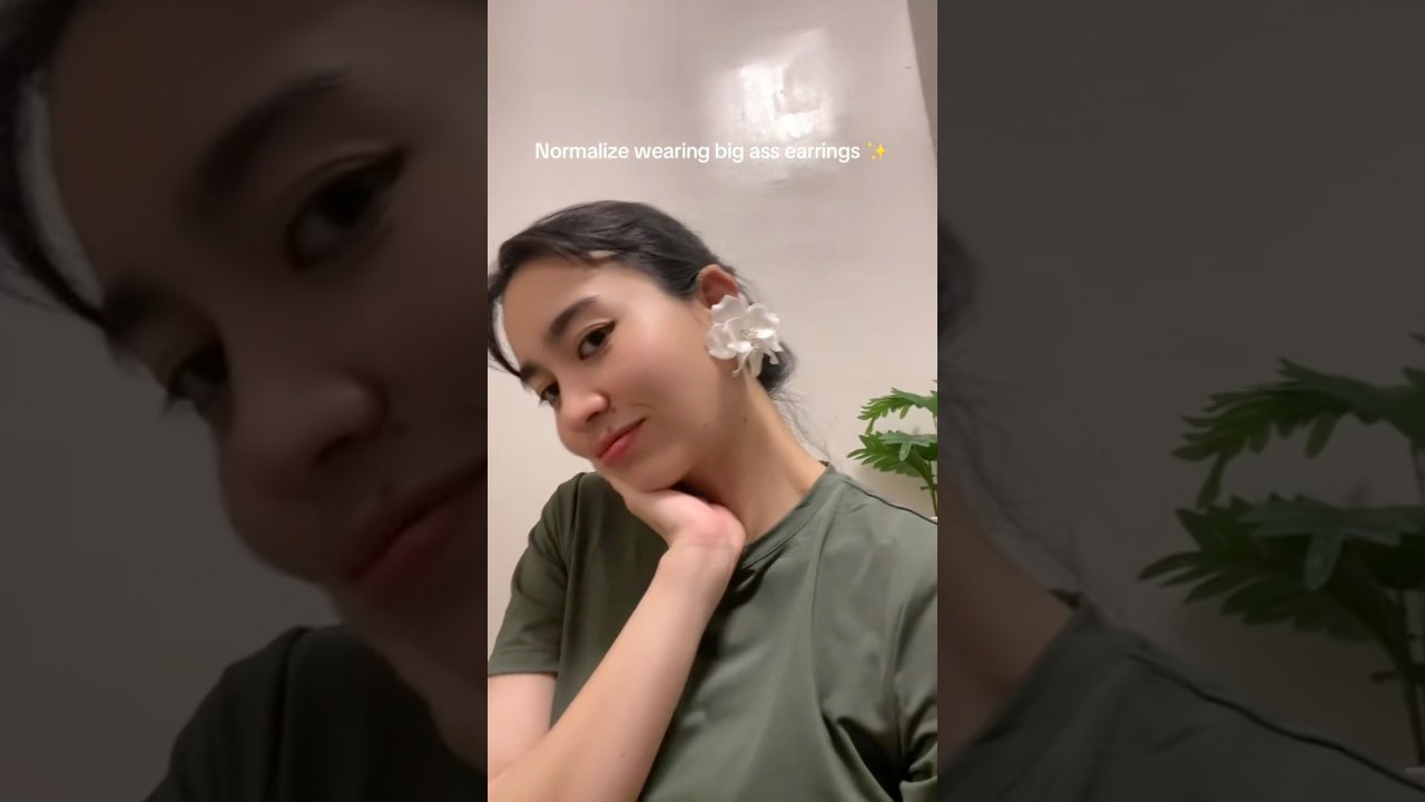 I love the earrings in the Philippines!