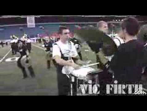 UMass Drumline 2007 BOA rehersal footage
