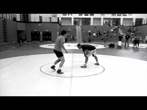 Joey Davis and Alex Meade roll around