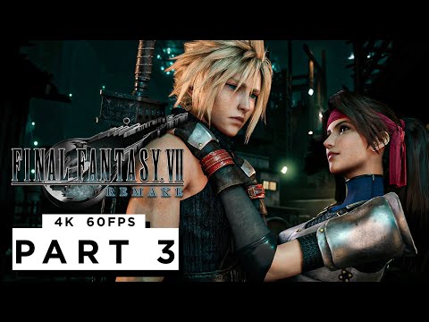 FINAL FANTASY 7 REMAKE PS5 Walkthrough Gameplay Part 3 - (4K 60FPS) FULL GAME
