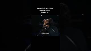 The way Stevie looks at Lindsay during this performance of &quot;Silver Springs&quot;