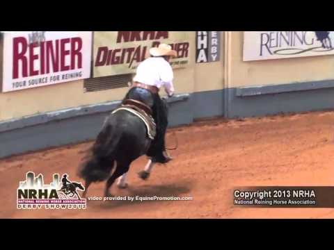 High Roller Whiz ridden by Yonathan Baruch - 2013 NRHA Derby (First Go)