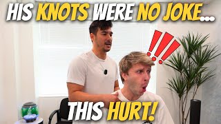 These Adjustments Had Him HOWLING! He Was TENSE | Full Chiropractic Treatment With Dr. Tyler Bigenho