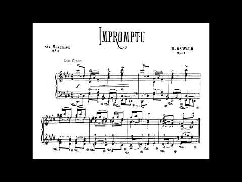 Henrique Oswald - Impromptu [Improviso] Op.4 No.6 (José Eduardo Martins, piano)