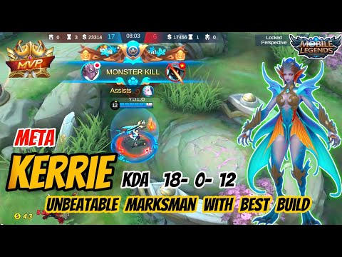 Unbeatable Meta Karrie Best Build And Gameplay By Top Gobal : Karrie Mobile Legends