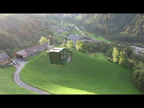 Witerschwanden - Acherberg Luftseilbahn Talfahrt 2022 Seilbahn téléphérique cable car Switzerland