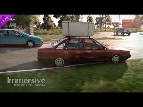 Immersive Realistic Car Crashes - Single #59 - BeamNG.Drive