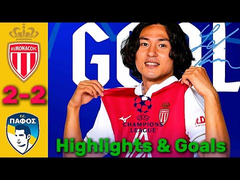 Monaco vs Pafos 2-2 highlights & goals | Champions league 2025 |