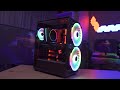 CASE AEROCOOL PGS NIGHTHAWK Duo-G Juodas RGB
