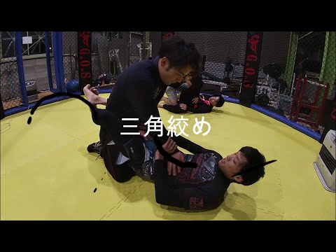 【ガードポジション】MMA総合格闘技・レスリング～三角締め～