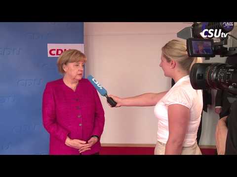Exklusiv bei CSUtv: Angela Merkel zum Regierungsprogramm von CDU und CSU